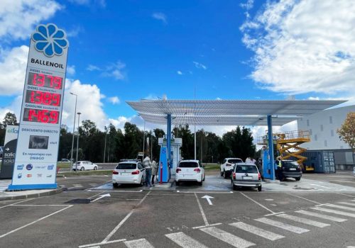 Gasolinera Ballenoil en Badajoz