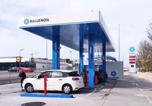 Gasolinera Ballenoil en Vitoria