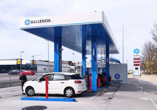 Gasolinera Ballenoil en Vitoria