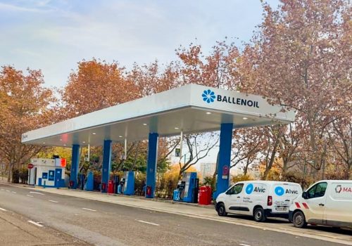 Ballenoil Zaragoza con coches