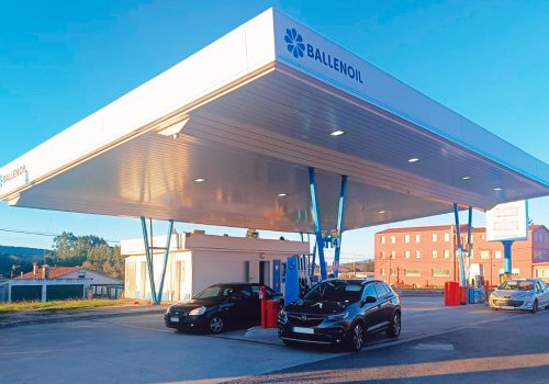 Gasolinera Ballenoil en Padrón